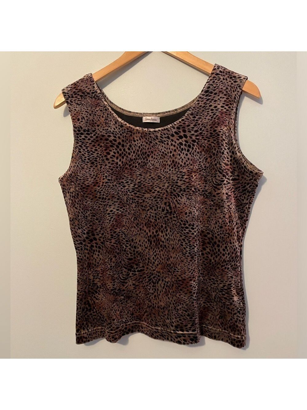 Neiman Marcus Cheetah Print Blouse Large